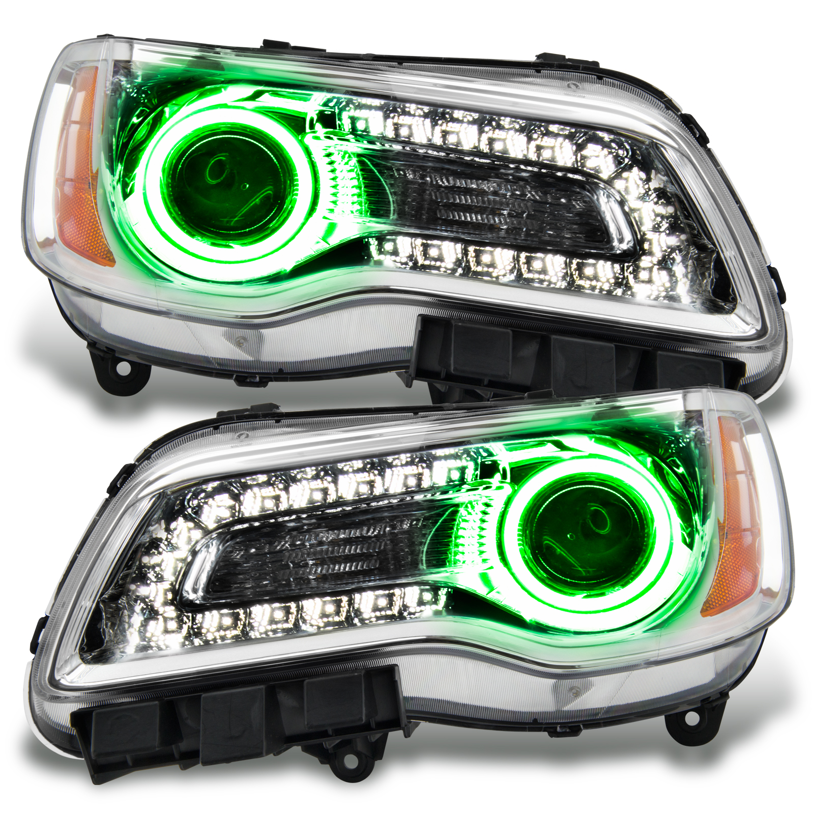7728-004 - 2011-2014 Chrysler 300C SMD HL - Chrome - NON HID